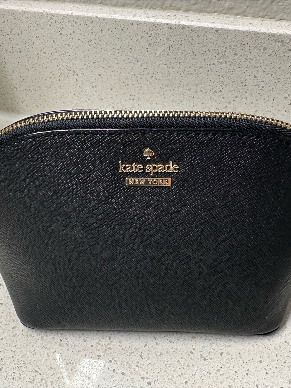 Kate Spade Black Mini Cosmetic Bag - Picture 2 of 4
